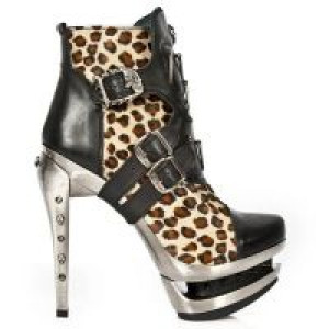  M.ROCK212-C2 ITALI NEGRO PELO LEOPARDO ROCK ACERO -  1
