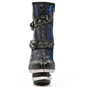  M.ROCK217-C5 VINTAGE FLOWER NEGRO CYBERTEX AZUL ROCK ACERO -  3