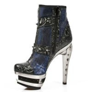 M.ROCK217-C5 VINTAGE FLOWER NEGRO CYBERTEX AZUL ROCK ACERO -  4