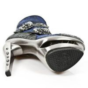  M.ROCK217-C5 VINTAGE FLOWER NEGRO CYBERTEX AZUL ROCK ACERO -  6