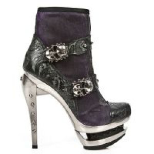  M.ROCK217-C6 VINTAGE FLOWER NEGRO CYBERTEX LILA ROCK ACERO New Rock M.ROCK217-C6 -  