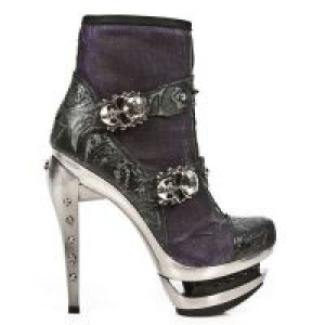  M.ROCK217-C6 VINTAGE FLOWER NEGRO CYBERTEX LILA ROCK ACERO -  1