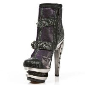  M.ROCK217-C6 VINTAGE FLOWER NEGRO CYBERTEX LILA ROCK ACERO -  4