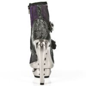  M.ROCK217-C6 VINTAGE FLOWER NEGRO CYBERTEX LILA ROCK ACERO -  5