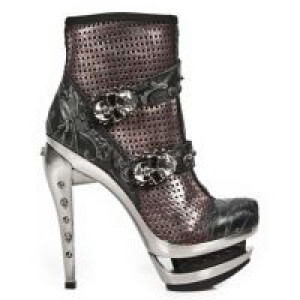   M.ROCK217-S1 VINTAGE FLOWER NEGRO, BOX PLANE PERFORADO CUAD New Rock M.ROCK217-S1 -  