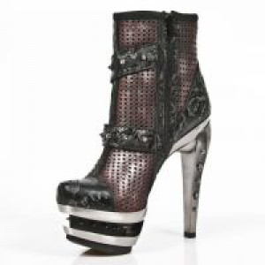   M.ROCK217-S1 VINTAGE FLOWER NEGRO, BOX PLANE PERFORADO CUAD New Rock M.ROCK217-S1 -  