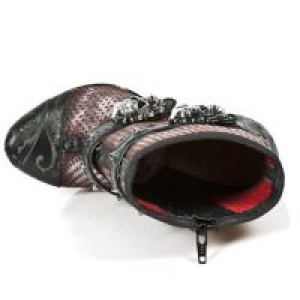   M.ROCK217-S1 VINTAGE FLOWER NEGRO, BOX PLANE PERFORADO CUAD New Rock M.ROCK217-S1 -  