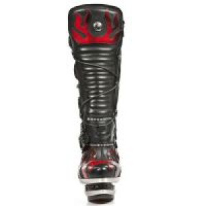  M.ROCK222-C2 ITALI NEGRO PULIK ROJO ROCK ACERO -  3