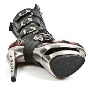  M.ROCK222-C2 ITALI NEGRO PULIK ROJO ROCK ACERO -  6