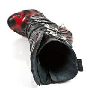  M.ROCK222-C2 ITALI NEGRO PULIK ROJO ROCK ACERO -  7