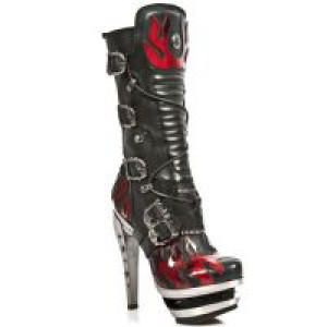  M.ROCK222-R2 ITALI NEGRO PULIK ROJO ROCK ACERO -  2