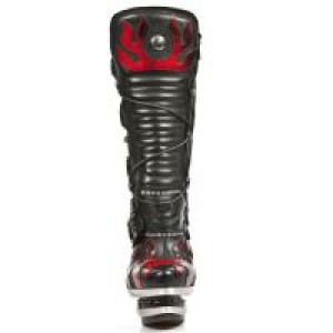  M.ROCK222-R2 ITALI NEGRO PULIK ROJO ROCK ACERO -  3