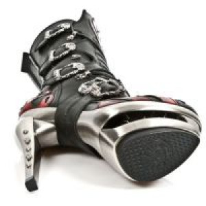  M.ROCK222-R2 ITALI NEGRO PULIK ROJO ROCK ACERO -  6