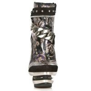  M.ROCK224-C1 VELOUR NEGRO VINTAGE FLOWER LILA ROCK ACERO -  3