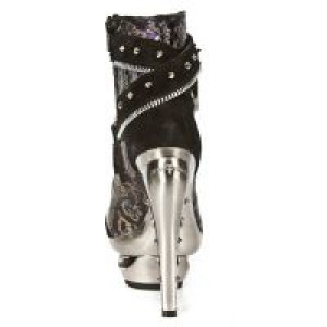  M.ROCK224-C1 VELOUR NEGRO VINTAGE FLOWER LILA ROCK ACERO -  5