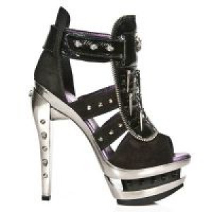  M.ROCKS302-C1 VELOUR NEGRO CHAROL ARRUGADO NEGRO ROCK ACERO New Rock M.ROCKS302-C1 -  