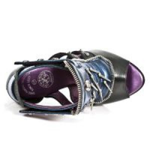  M.ROCKS302-C3 ITALI NEGRO BOX AZUL METAL ROCKS ACERO -  7