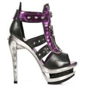  M.ROCKS302-C4 ITALI NEGRO BOX FUCSIA METAL ROCK ACERO -  1