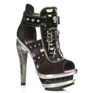  M.ROCKS302-R1 VELOUR NEGRO CHAROL ARRUGADO NEGRO ROCK ACERO -  3
