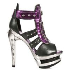  M.ROCKS302-R4 ITALI NEGRO BOX FUCSIA METAL ROCK ACERO New Rock M.ROCKS302-R4 -  