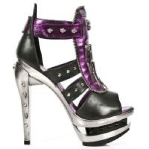  M.ROCKS302-R4 ITALI NEGRO BOX FUCSIA METAL ROCK ACERO -  1