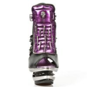  M.ROCKS302-R4 ITALI NEGRO BOX FUCSIA METAL ROCK ACERO -  3