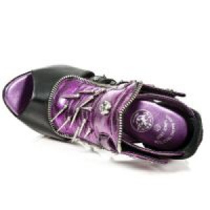 M.ROCKS302-R4 ITALI NEGRO BOX FUCSIA METAL ROCK ACERO -  7