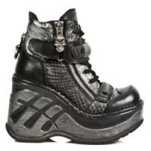  M.SP0002-C1 ITALI NEGRO SERPIENTE MAKI ACERO, NEO CUNA SPORT New Rock M.SP0002-C1 -  