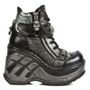  M.SP0002-C1 ITALI NEGRO SERPIENTE MAKI ACERO, NEO CUNA SPORT New Rock M.SP0002-C1 -  