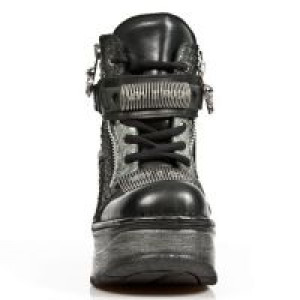  M.SP0002-C1 ITALI NEGRO SERPIENTE MAKI ACERO, NEO CUNA SPORT New Rock M.SP0002-C1 -  