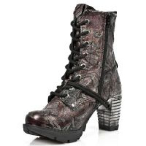  M.TR001-C23 VINTAGE FLOWER ROJO TRAIL NEGRO TACON ACERO -  4