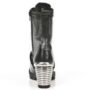  M.TR037-C3 ITALI NEGRO ANTIK ACERO PERFORADO TACON ACERO -  5