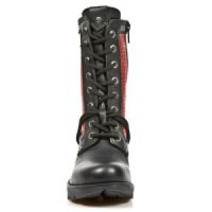  M.TR037-C4 ITALI NEGRO NATURE ROJO PERFORADO TACON ACERO -  3