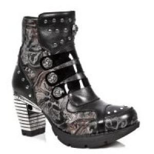  M.TR039-C1 VINTAGE FLOWER ROJO NOMADA NEGRO CHAROL NEGRO TRA -  3