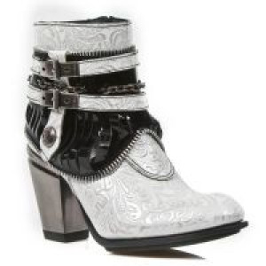  M.TX002-C10 VINTAGE FLOWER BLANCO PLATA CHAROL NEGRO TEXAS N -  2