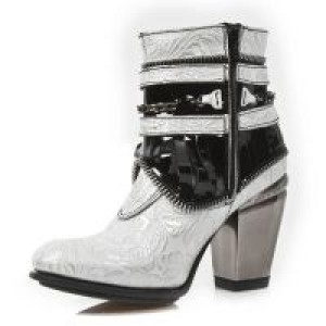  M.TX002-C10 VINTAGE FLOWER BLANCO PLATA CHAROL NEGRO TEXAS N -  4