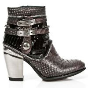  M.TX002-C3 SERPENTE MAKI LILA CHAROL NEGRO TEXAS NEGRO TACON -  1
