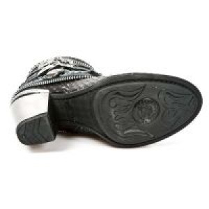  M.TX002-C3 SERPENTE MAKI LILA CHAROL NEGRO TEXAS NEGRO TACON -  6
