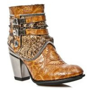  M.TX002-C9 VINTAGE FLOWER CUERO SNAKE CUERO TEXAS NEGRO TACO -  2