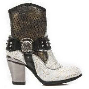  M.TX005-C4 VINTAGE FLOWER BLANCO ORO ANTIK NEGRO BOX OROMANE New Rock M.TX005-C4 -  