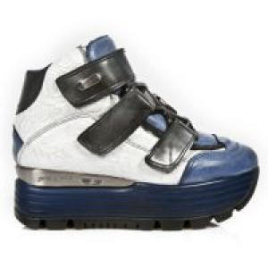  M.URBAN003-C6 ITALI TALCO AZUL VINTAGE FLOWER BLANCO PLATA -  1