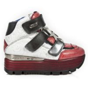  M.URBAN003-C7 ITALI TALCO ROJO VINTAGE FLOWER BLANCO PLATA P -  1