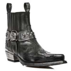 Ботинки M.WST005-C1 ITALI NEGRO PITON LUX NEGRO, WEST NEGRO T.DALLAS New Rock M.WST005-C1 - маленькая картинка