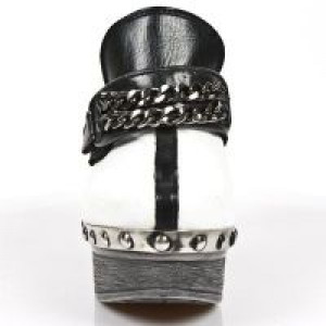  M.Z002-C11 NOMADA NEGRO NAPA BLANCA BOX PLANE PL ZUECO NEGRO -  3