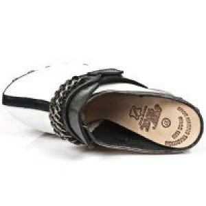  M.Z002-C11 NOMADA NEGRO NAPA BLANCA BOX PLANE PL ZUECO NEGRO -  7