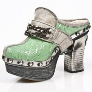  M.Z002-C7 NATURE TIERRA PITON PLISADO MENTA PL ZUECO NEG PIE -  4