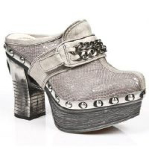  M.Z002-C8 NATURE TIERRA PITON PLISADO TAUPE PL ZUECO NEG PIE -  2