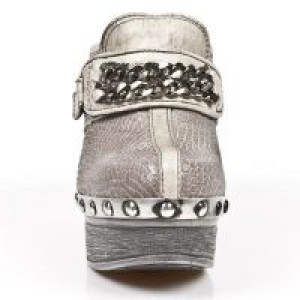  M.Z002-C8 NATURE TIERRA PITON PLISADO TAUPE PL ZUECO NEG PIE -  3