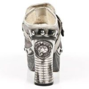  M.Z002-C8 NATURE TIERRA PITON PLISADO TAUPE PL ZUECO NEG PIE -  5