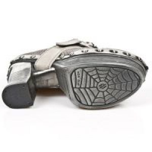  M.Z002-C8 NATURE TIERRA PITON PLISADO TAUPE PL ZUECO NEG PIE -  6